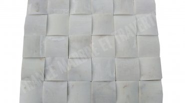 1102 - Marbre Blanc Demi Rond 10x10 2 cm 