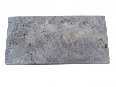 1139 - Travertin Silver Gris Margelle Nez de Marche 30x60 cm