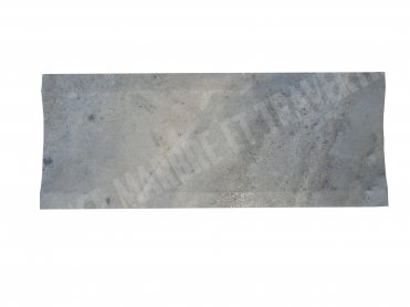 1196 - Travertin Gris Silver Caniveau 19x50 3 cm